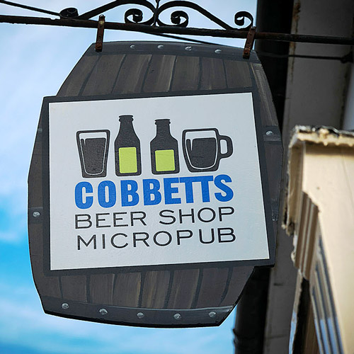 Cobbets Beer shop sign