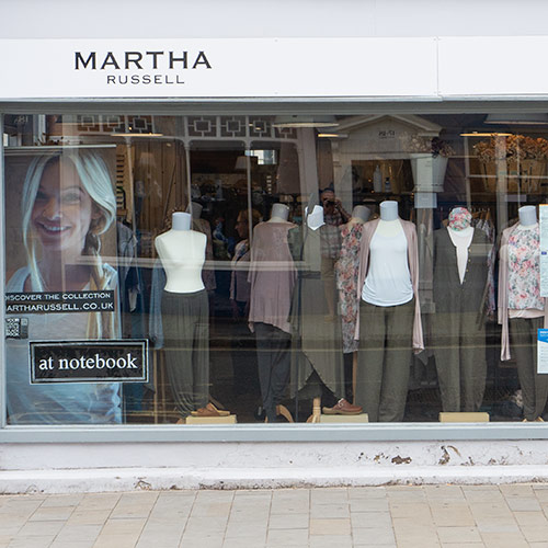 Martha Russell shop front