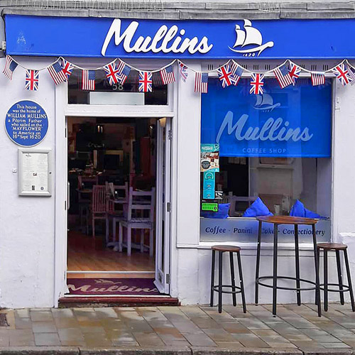Mullins coffee shop frontage