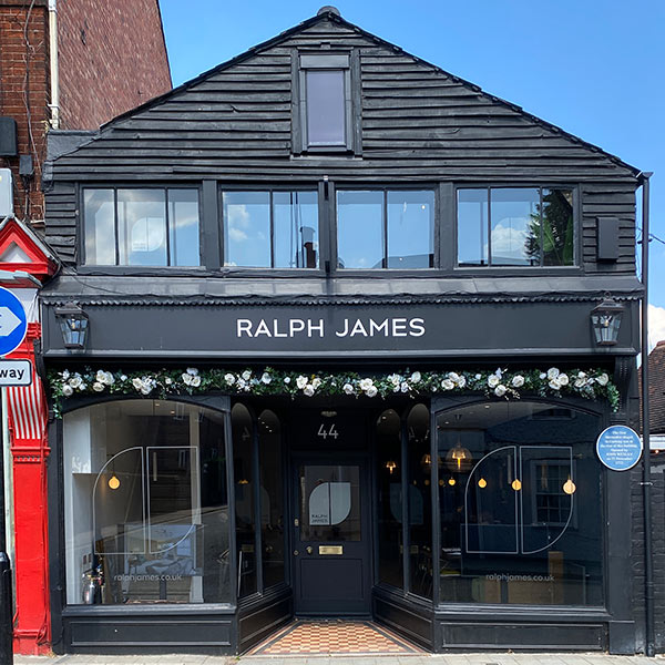 Exterior of Ralph James property in West Street Dorking